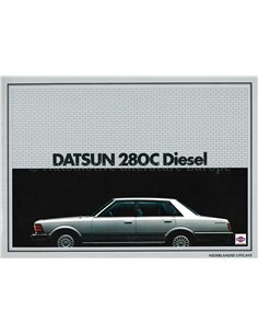 1981 DATSUN 280C DIESEL BROCHURE NEDERLANDS