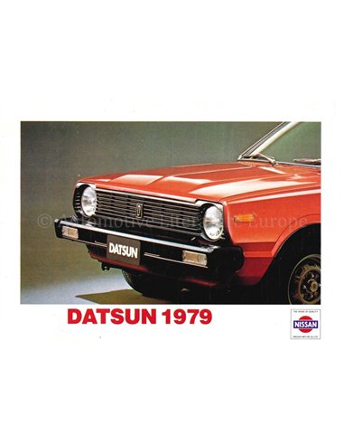 1979 DATSUN PROGRAMM PROSPEKT NIEDERLÄNDISCH