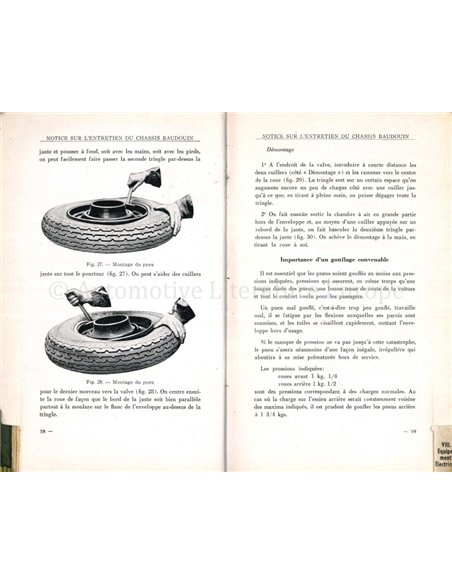 1935 FN TYPE 42 PRINCE BAUDOUIN OWNERS MANUAL FRENCH