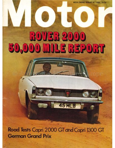 1969 MOTOR MAGAZINE 3503 ENGLISH
