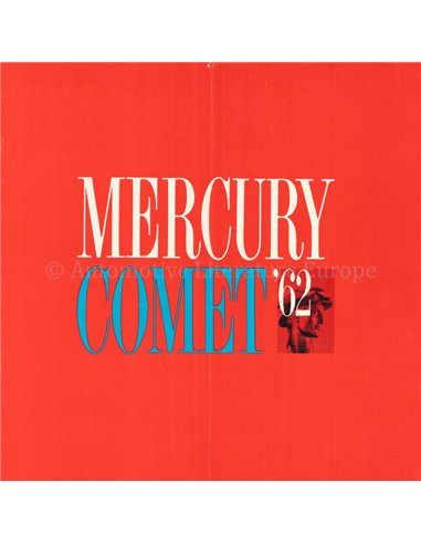 1962 MERCURY COMET BROCHURE ENGLISH (US)