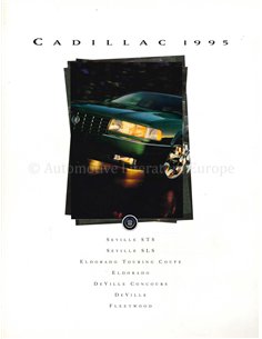 1995 CADILLAC PROGRAMM PROSPEKT ENGLISCH (USA)