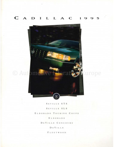 1995 CADILLAC PROGRAMMA BROCHURE ENGELS (USA)