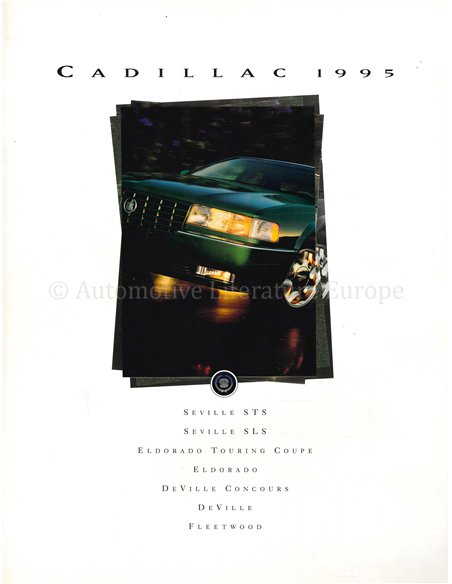 1995 CADILLAC PROGRAMMA BROCHURE ENGELS (USA)