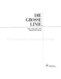 1987 MERCEDES BENZ S KLASSE PROSPEKT DEUTSCH 2