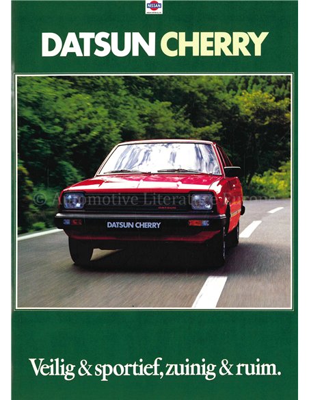 1980 DATSUN CHERRY PROSPEKT NIEDERLÄNDISCH