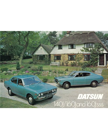 1977 DATSUN VIOLET 140J | 160J BROCHURE ENGELS