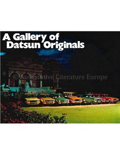 1972 DATSUN PROGRAMM PROSPEKT ENGLISCH