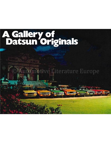 1972 DATSUN RANGE BROCHURE ENGLISH