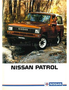 1985 NISSAN PATROL PROSPEKT NIEDERLÄNDISCH
