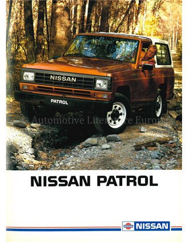 1985 NISSAN PATROL BROCHURE NEDERLANDS