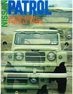 1970 NISSAN PATROL BROCHURE ENGELS