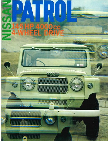 1970 NISSAN PATROL PROSPEKT ENGLISCH