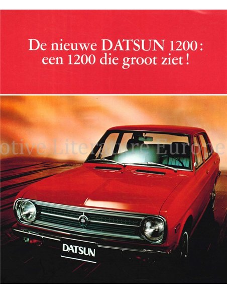 1969 DATSUN 1200 LEAFLET DUTCH