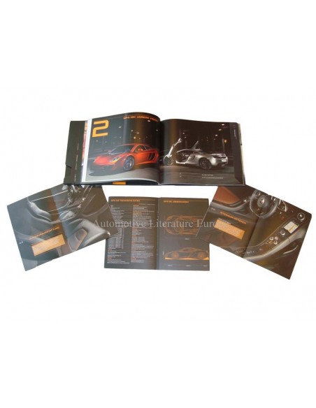 2013 MCLAREN MP4-12C HARDCOVER BROCHURE DUITS