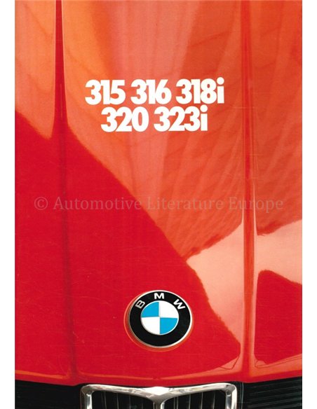 1981 BMW 3ER PROSPEKT NIEDERLÄNDISCH