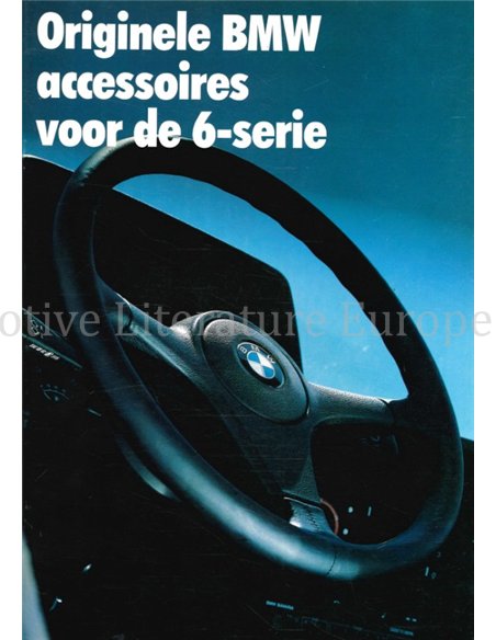 1988 BMW 6 SERIES ACCESSORIES BROCHURE DUTCH