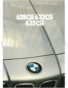 1980 BMW 6ER PROSPEKT FRANZÖSISCH