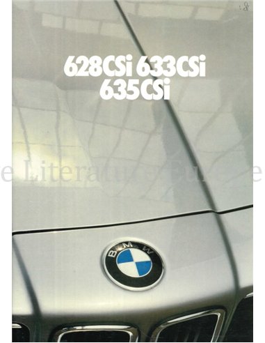 1980 BMW 6 SERIE BROCHURE FRANS