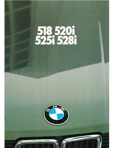 1982 BMW 5 SERIE BROCHURE ENGELS