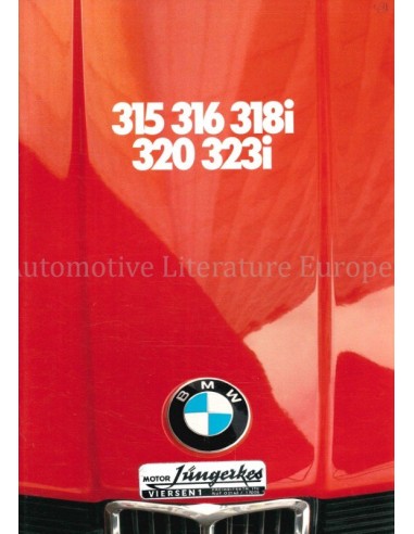 1981 BMW 3 SERIES BROCHURE GERMAN