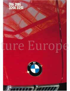 1986 BMW 3 SERIES BROCHURE ENGLISH