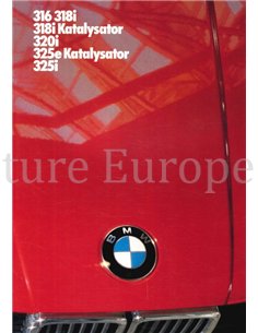 1985 BMW 3 SERIE BROCHURE DUITS
