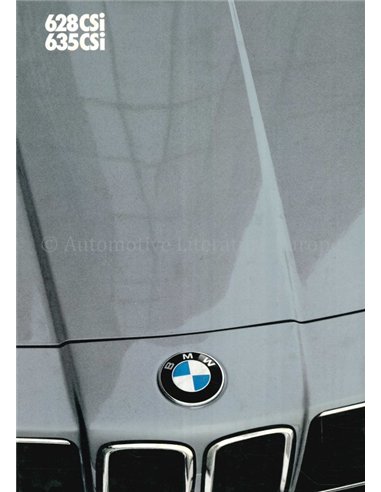 1982 BMW 6 SERIES BROCHURE DUTCH