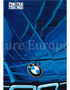 1984 BMW 7 SERIE BROCHURE NEDERLANDS