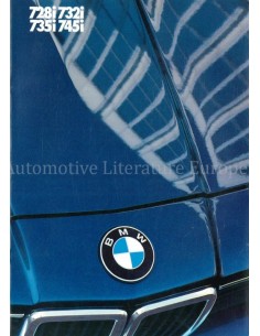 1985 BMW 7 SERIE BROCHURE NEDERLANDS