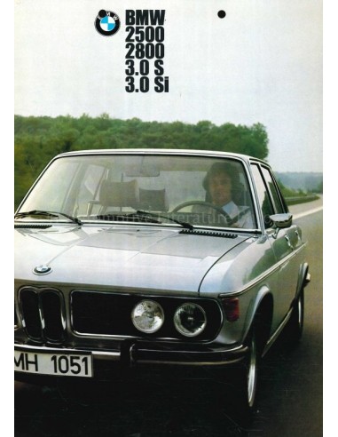 1973 BMW 2500 | 2800 | 3.0S | 3.0SI PROSPEKT NIEDERLÄNDISCH