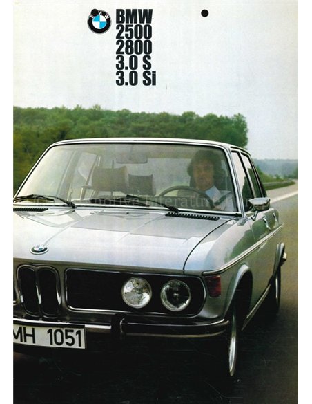 1973 BMW 2500 | 2800 | 3.0S | 3.0SI PROSPEKT NIEDERLÄNDISCH