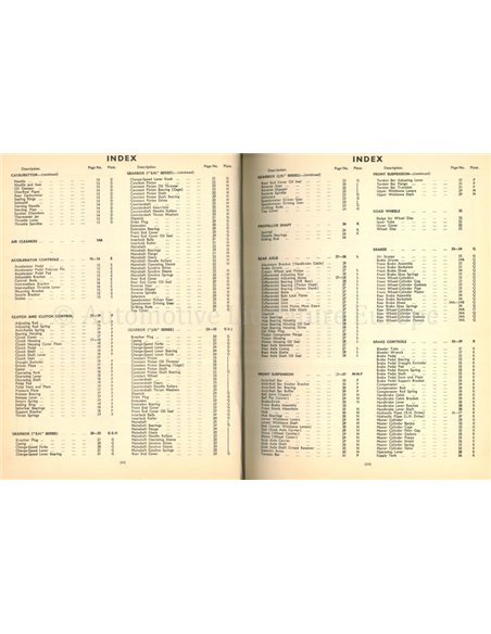 1950 JAGUAR XK 120 ERSATZTEILKATALOG ENGLISCH