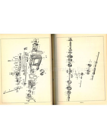 1950 JAGUAR XK 120 ERSATZTEILKATALOG ENGLISCH