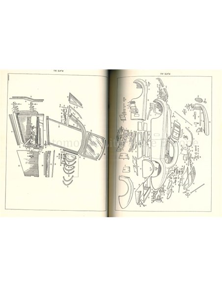 1953 JAGUAR XK 120 ERSATZTEILKATALOG ENGLISCH