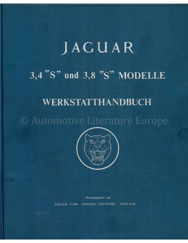 1963-1968 JAGUAR 3.4 S | 3.8 S WERKPLAATSHANDBOEK DUITS