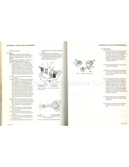 1963-1968 JAGUAR 3.4 S | 3.8 S WORKSHOP MANUAL GERMAN