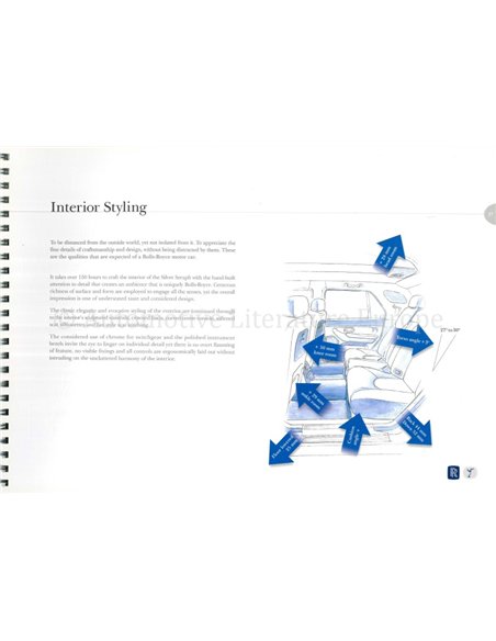 1999 ROLLS ROYCE SILVER SERAPH INSIGHT, INTERNE PROSPEKT ENGLISCH