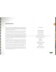 1999 BENTLEY ARNAGE INSIGHT, INTERNE BROCHURE ENGELS 2