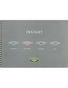 1998 BENTLEY CONTINENTAL (R / SC / T) | AZURE INSIGHT, INTERNE PROSPEKT ENGLISCH