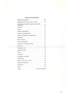 1976 TRIUMPH TR7 WERKSTATTHANDBUCH FRANZÖSISCH 2