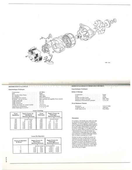 1976 TRIUMPH TR7 WERKSTATTHANDBUCH FRANZÖSISCH