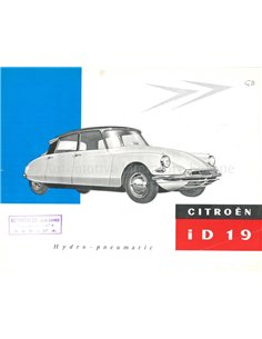 1959 CITROEN ID 19 PROSPEKT ENGLISCH