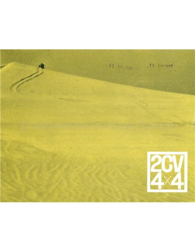 1962 CITROEN 2C 4x4 SAHARA BROCHURE FRENCH