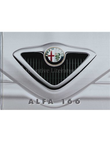 1998 ALFA ROMEO 166 HARDCOVER BROCHURE NEDERLANDS