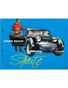 1960 AUSTIN HEALEY SPRITE BROCHURE NEDERLANDS