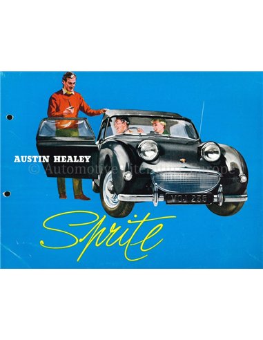 1960 AUSTIN HEALEY SPRITE BROCHURE NEDERLANDS
