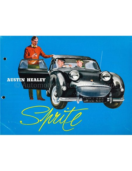 1960 AUSTIN HEALEY SPRITE BROCHURE DUTCH
