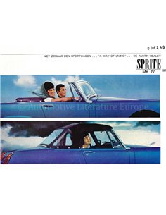 1967 AUSTIN HEALEY SPRITE MK IV BROCHURE DUTCH