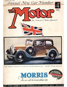 1935 THE MOTOR MAGAZIN 1932 ENGLISCH